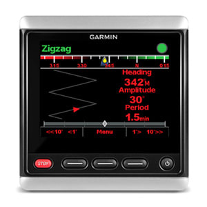 Garmin electronic device displaying navigation