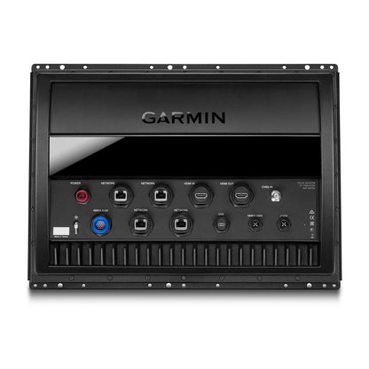 Garmin electronic device with various ports on a white background