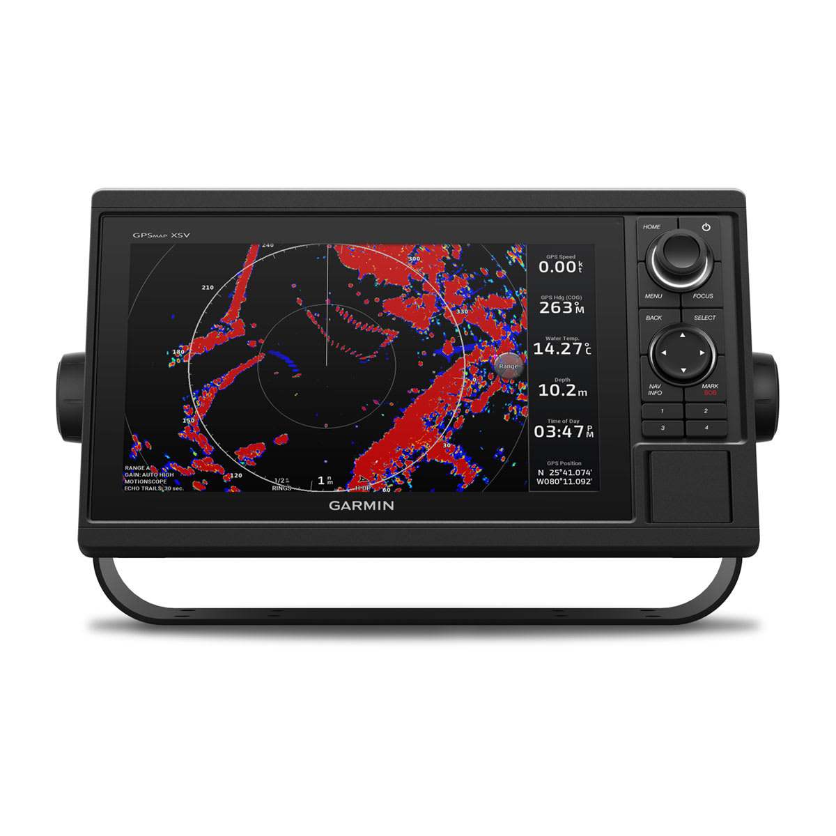 Garmin GPS device with radar display 