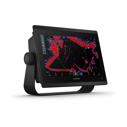 Garmin marine display with map