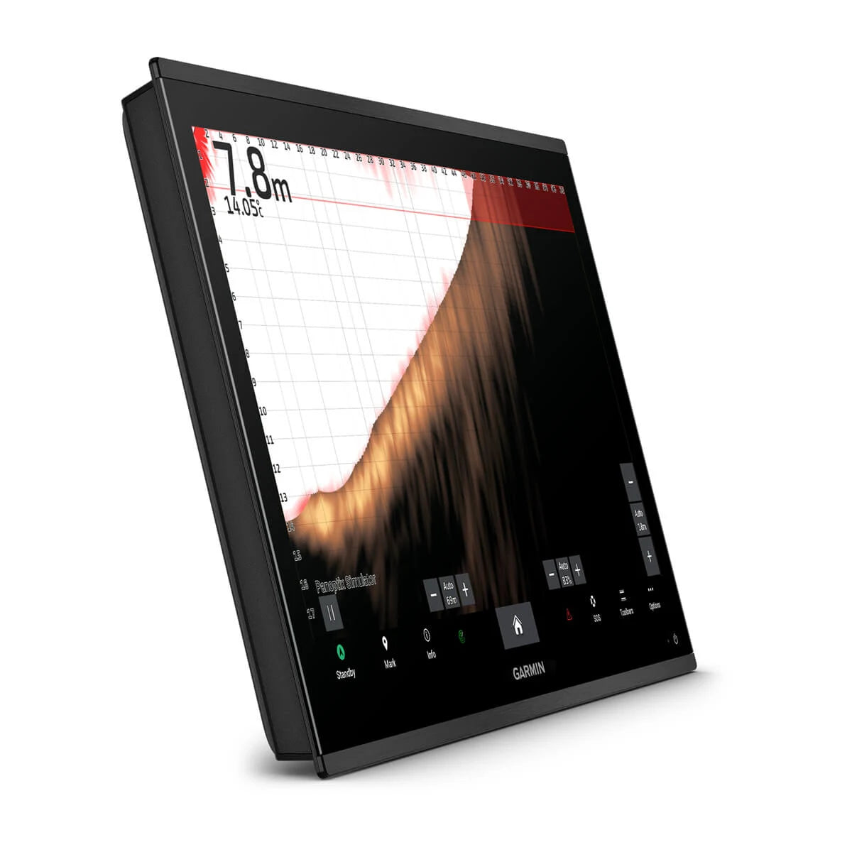 Garmin marine display with screen 