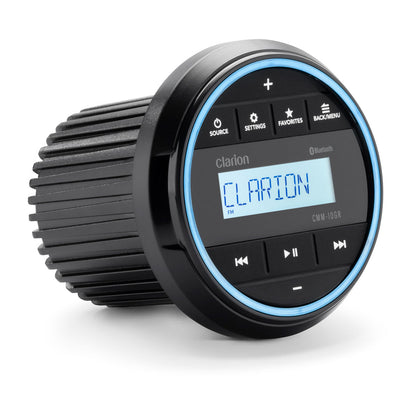 Clarion® Marine Compact Source Unit 3" Gauge Hole with LCD Display (CMM-10GR)