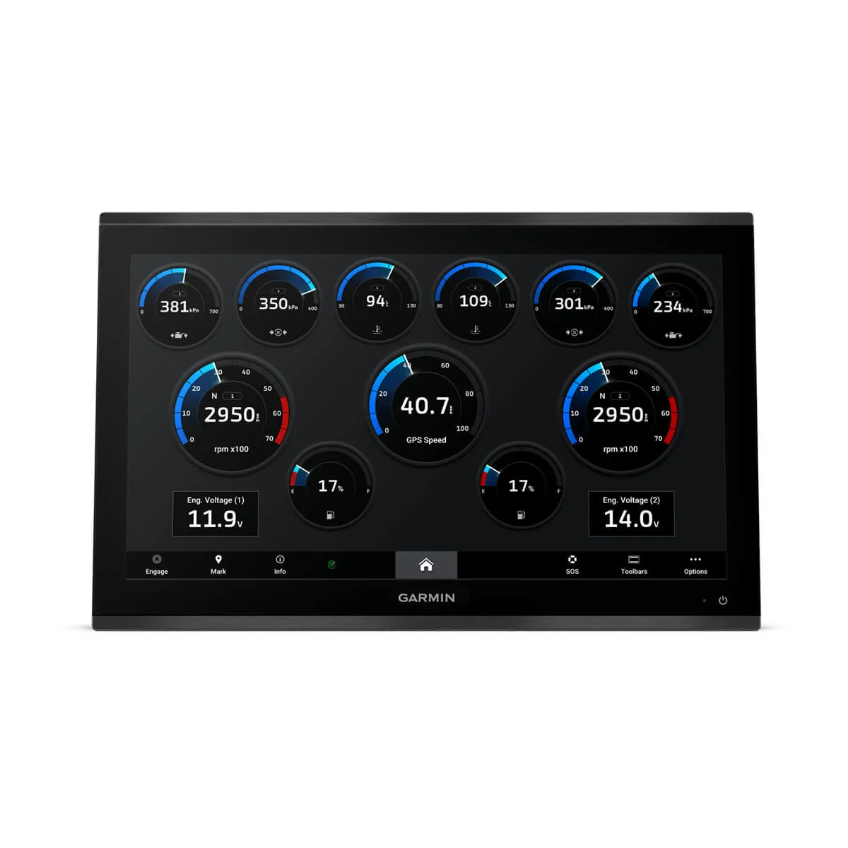 Garmin device with digital display