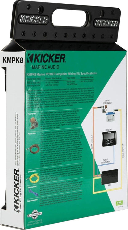 Kicker 47KMPK8 Marine-Grade Amplifier Wiring Kit (8-gauge)