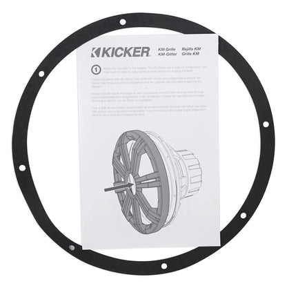 Kicker 45KMG12C 12 Inch Grille for KM12 and KMF12 Subwoofers