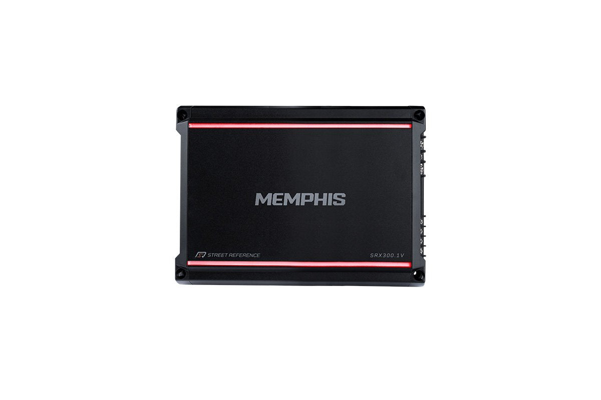 Memphis Car Audio SRX300.1V Mono Car Amplifier with Red LED Accent Light