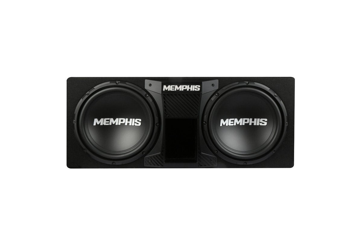 Memphis Audio SRXE12DP Dual 12 Inch Ported Subwoofer Bass Package