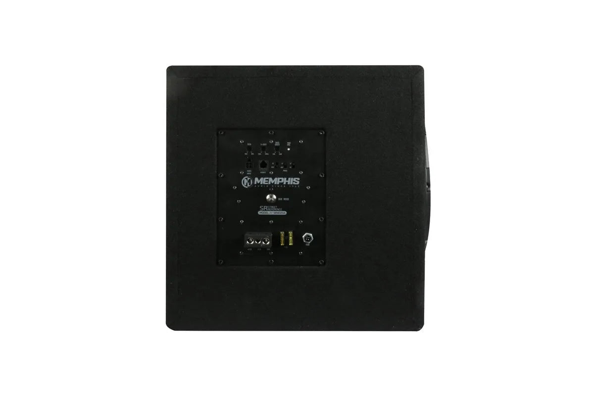 Memphis Audio SRXE12SA 12-Inch Ported Subwoofer Enclosure with 300W Amp