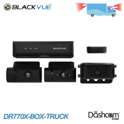 BlackVue DR770X-BOX-TRUCK 3-Channel Full HD Dash Cam For Front-Exterior Rear-Interior