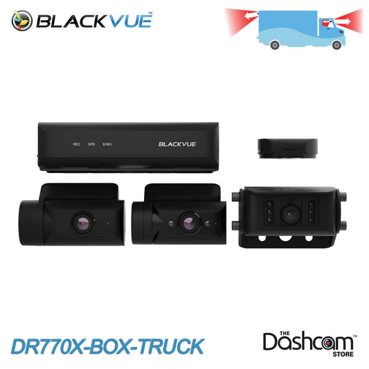 BlackVue DR770X-BOX-TRUCK 3-Channel Full HD Dash Cam For Front-Exterior Rear-Interior