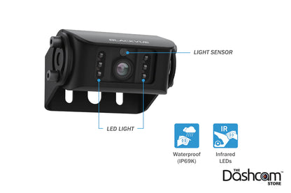 BlackVue DR770X-BOX-TRUCK 3-Channel Full HD Dash Cam For Front-Exterior Rear-Interior