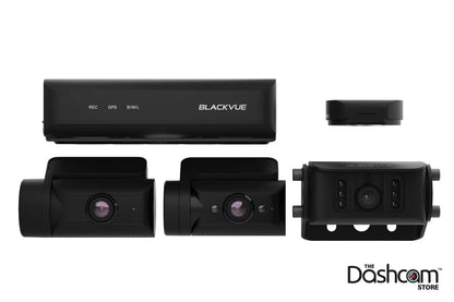 BlackVue DR770X-BOX-TRUCK 3-Channel Full HD Dash Cam For Front-Exterior Rear-Interior