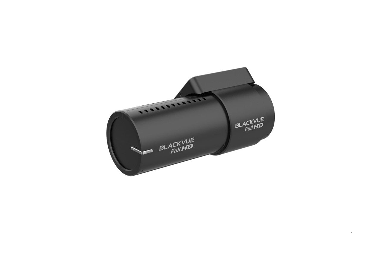 Black Blackvue dashcam on a white background