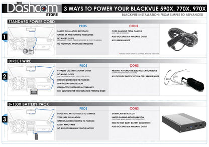 BlackVue DR970X-2CH-LTE-PLUS Dual Lens 4K GPS WiFi Dash Cam w/ Built-In 4G-LTE For Front/Rear