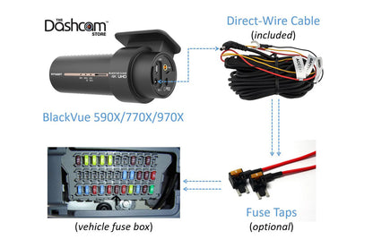 BlackVue DR970X-2CH-LTE-PLUS Dual Lens 4K GPS WiFi Dash Cam w/ Built-In 4G-LTE For Front/Rear
