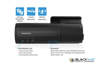 BlackVue DR970X-2CH-LTE-PLUS Dual Lens 4K GPS WiFi Dash Cam w/ Built-In 4G-LTE For Front/Rear