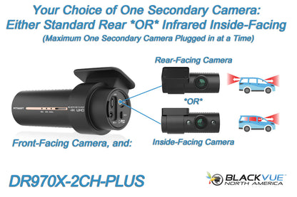 BlackVue DR970X-2CH-PLUS 4K Cloud Connected Dash Cam