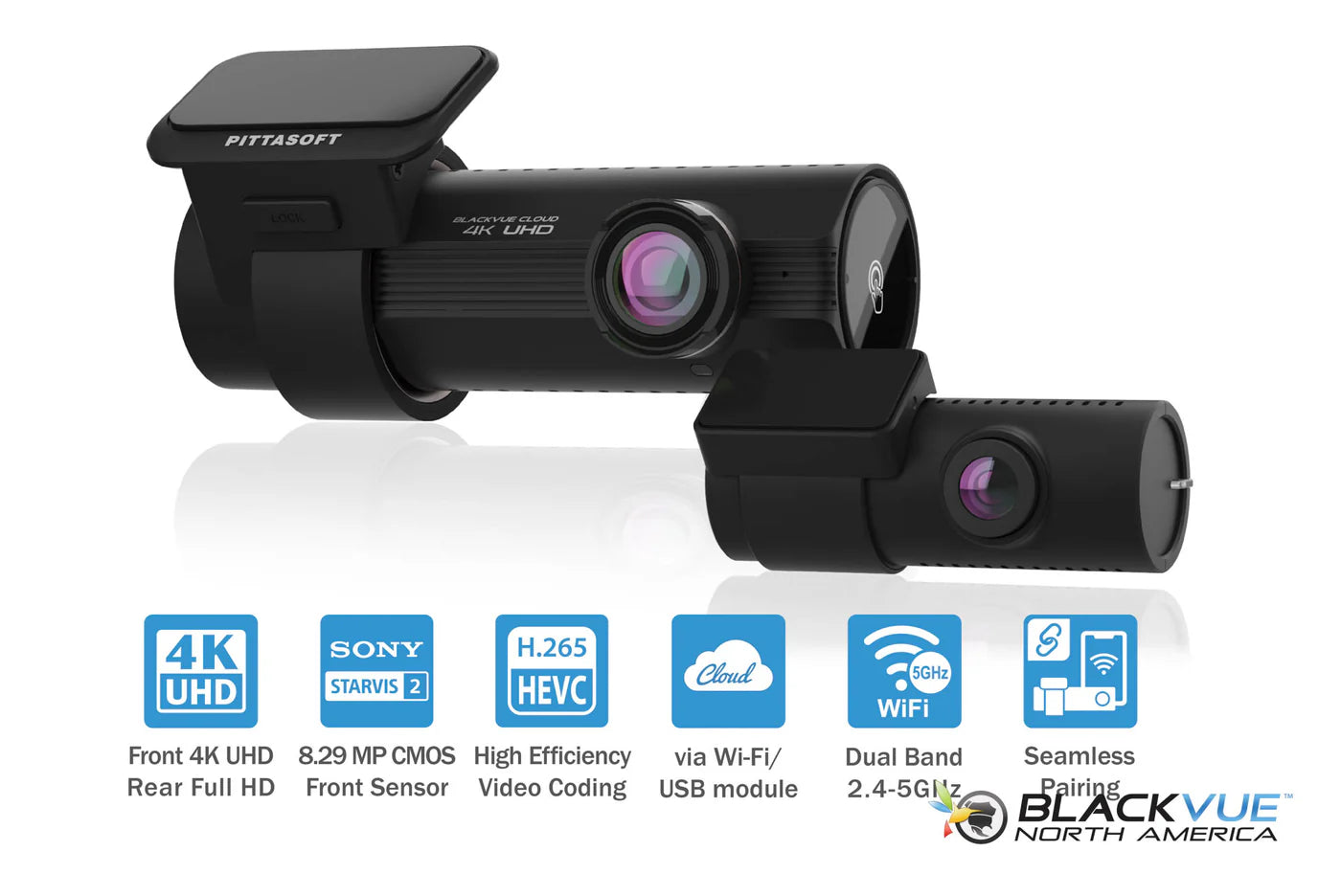 BlackVue DR970X-2CH-PLUS 4K Cloud Connected Dash Cam