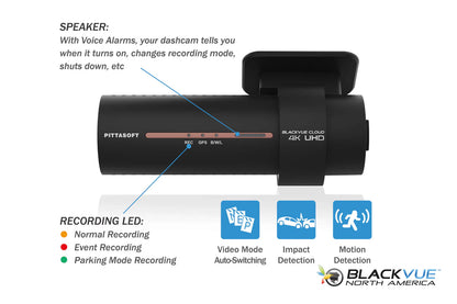 BlackVue DR970X-2CH-PLUS 4K Cloud Connected Dash Cam