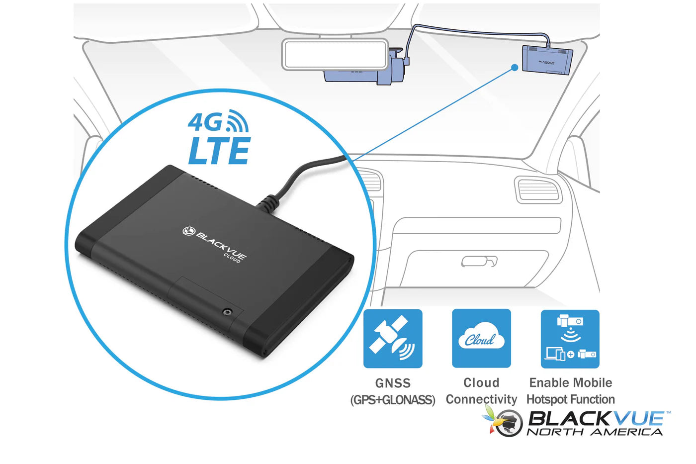BlackVue DR970X-2CH-PLUS 4K Cloud Connected Dash Cam