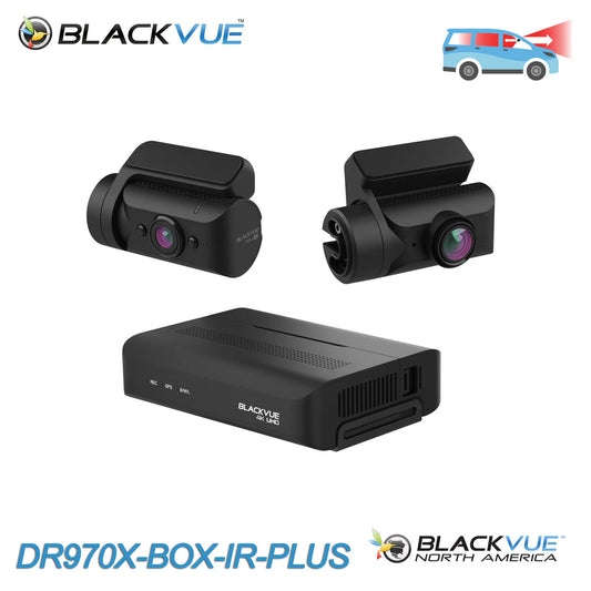 BlackVue DR970X-BOX IR PLUS 2-Channel 4K Dash Cam For Front+Interior