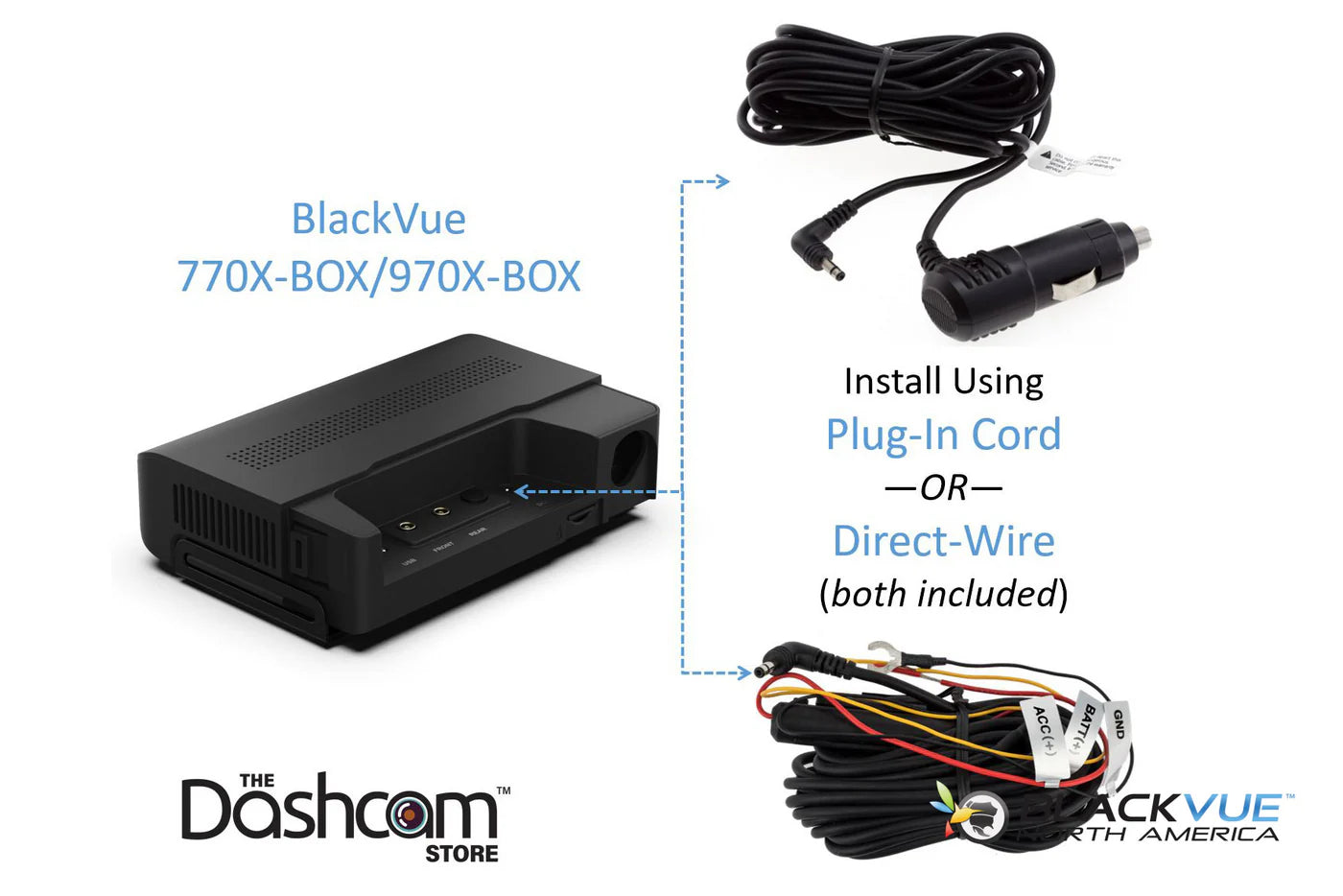 BlackVue DR970X-BOX IR PLUS 2-Channel 4K Dash Cam For Front+Interior