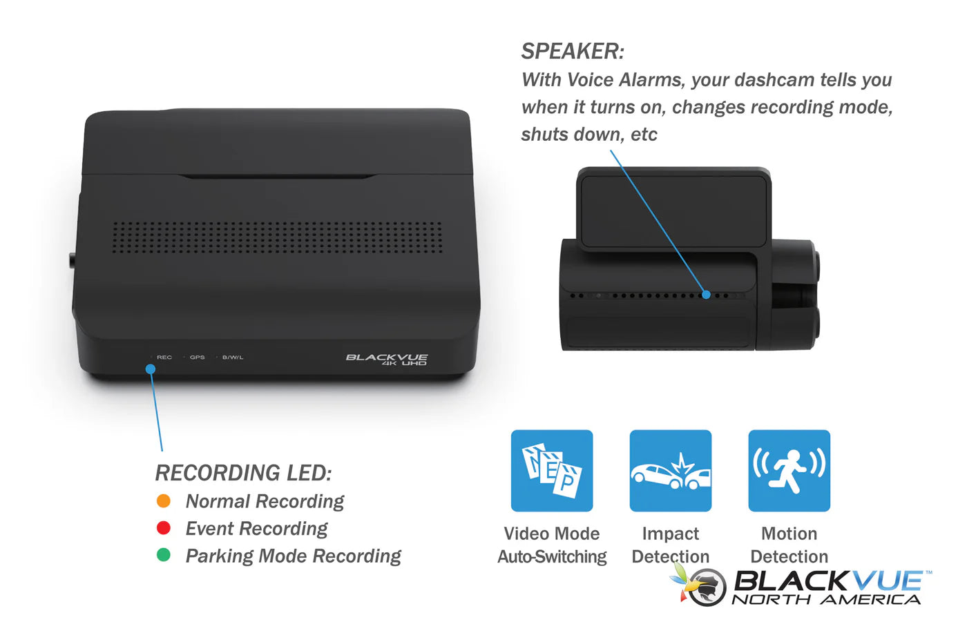 BlackVue DR970X-BOX IR PLUS 2-Channel 4K Dash Cam For Front+Interior