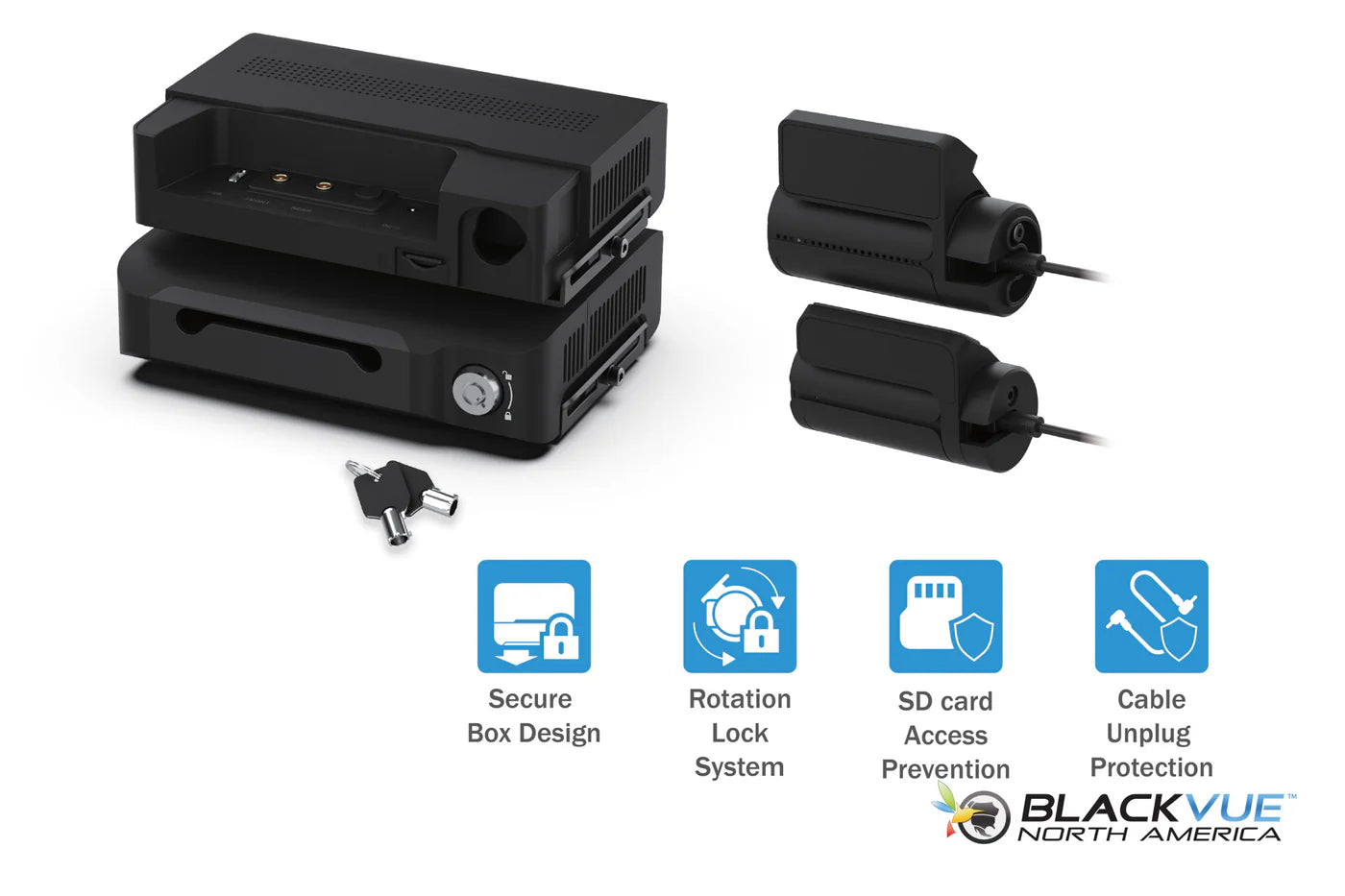 BlackVue DR970X-BOX IR PLUS 2-Channel 4K Dash Cam For Front+Interior