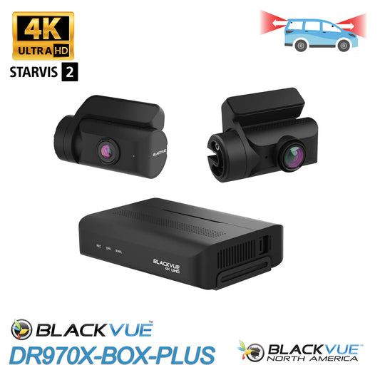 BlackVue DR970X-BOX-PLUS 2-Channel 4K Dash Cam For Front+Rear