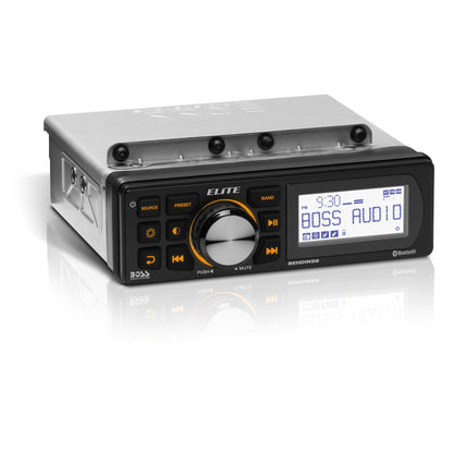 BOSS Elite BEHDIN98 Bluetooth Motorcycle In-Dash Receiver Harley-Davidson Weather-Resistant