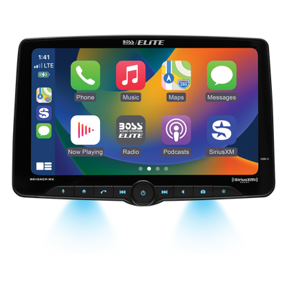 AUTOMOTIVE 12" Wireless CarPlay Android Auto Single-DIN Touchscreen Car Stereo