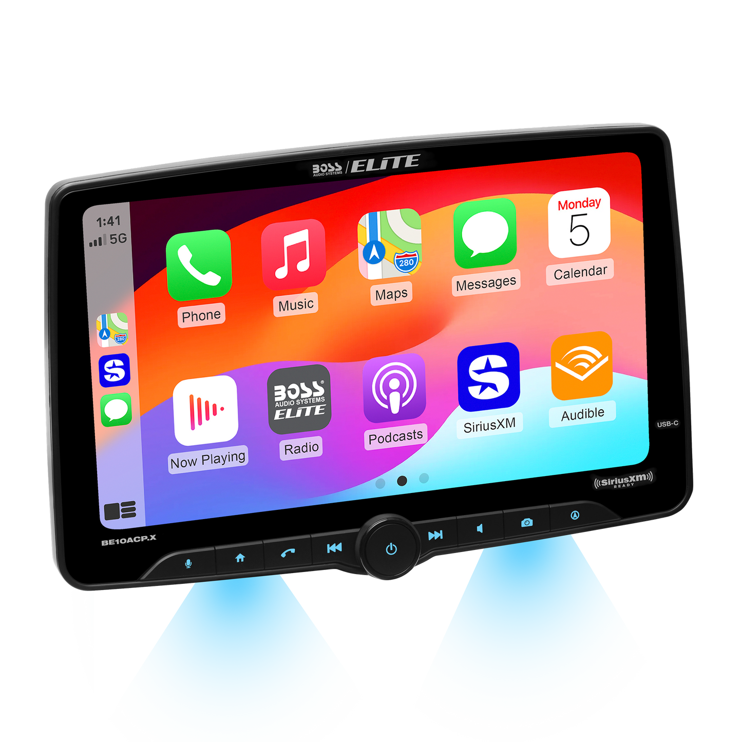 AUTOMOTIVE BE10ACP.XC 10.1" Touchscreen Car Stereo Apple CarPlay Android Auto