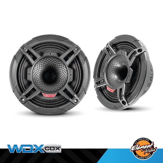 DB Drive WDX6MOTO-CDX 6.5-inch 2-Way High-Efficiency Weather-Resistant Powersports Speakers Pair