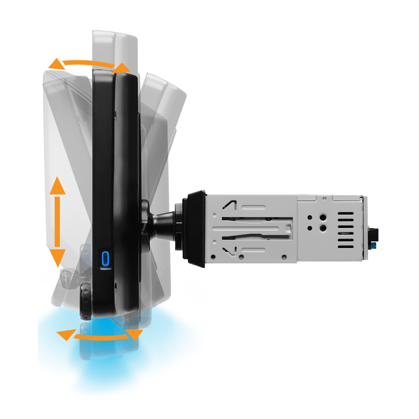 AUTOMOTIVE BE14ACP.WXC 14-inch Wireless Apple CarPlay Android Auto Single-DIN Receiver