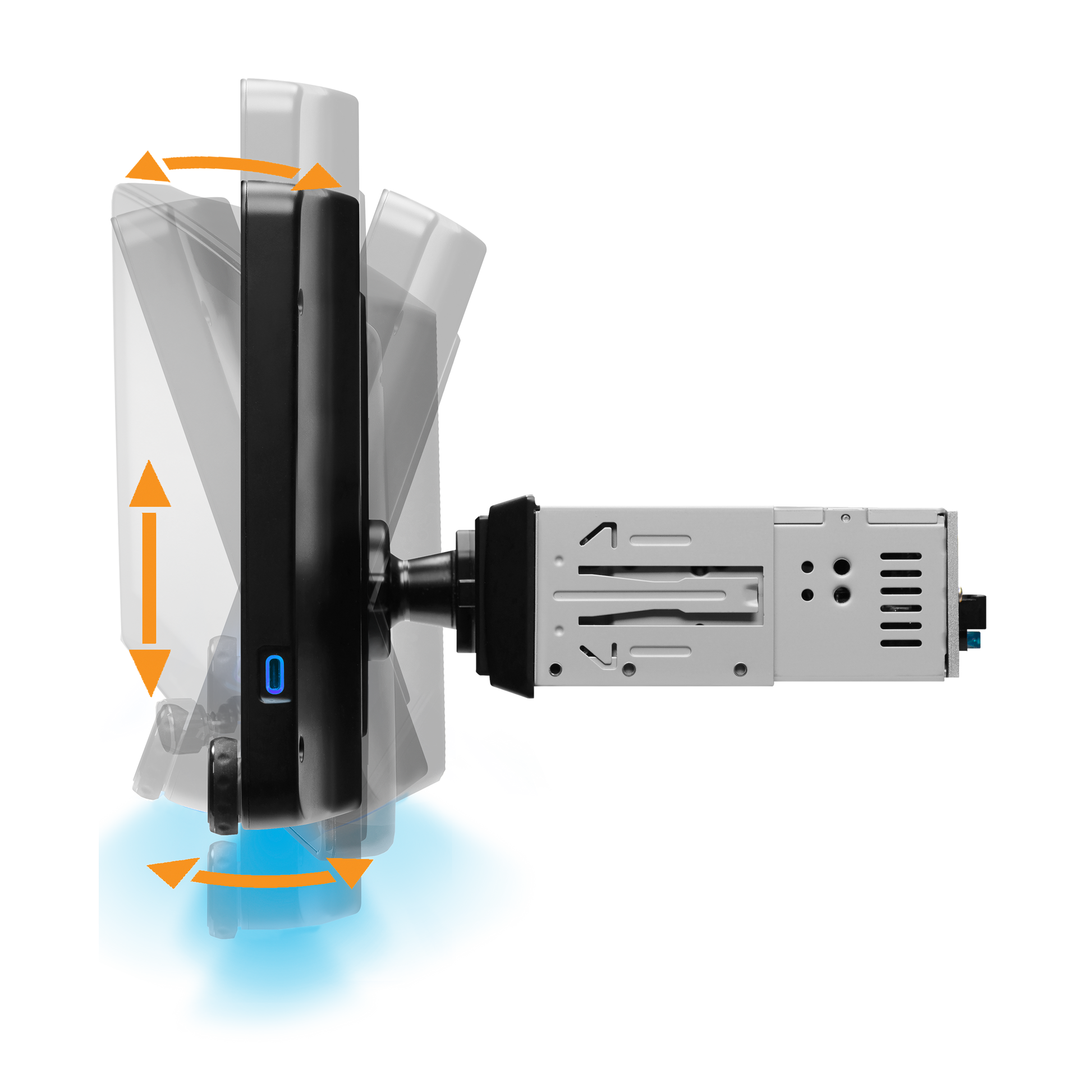 AUTOMOTIVE BE14ACP.WXC 14-inch Wireless Apple CarPlay Android Auto Single-DIN Receiver